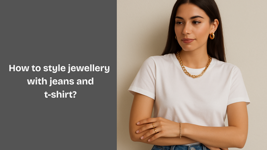 How to style jewellery with jeans and t-shirt?