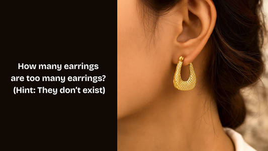 How many earrings are too many earrings? (Hint: They don’t exist)