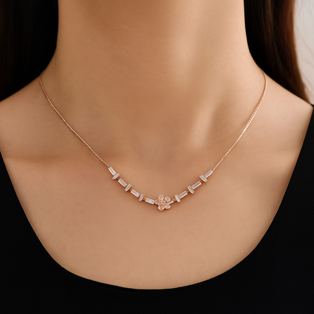 Binny Rosegold Plated Choker