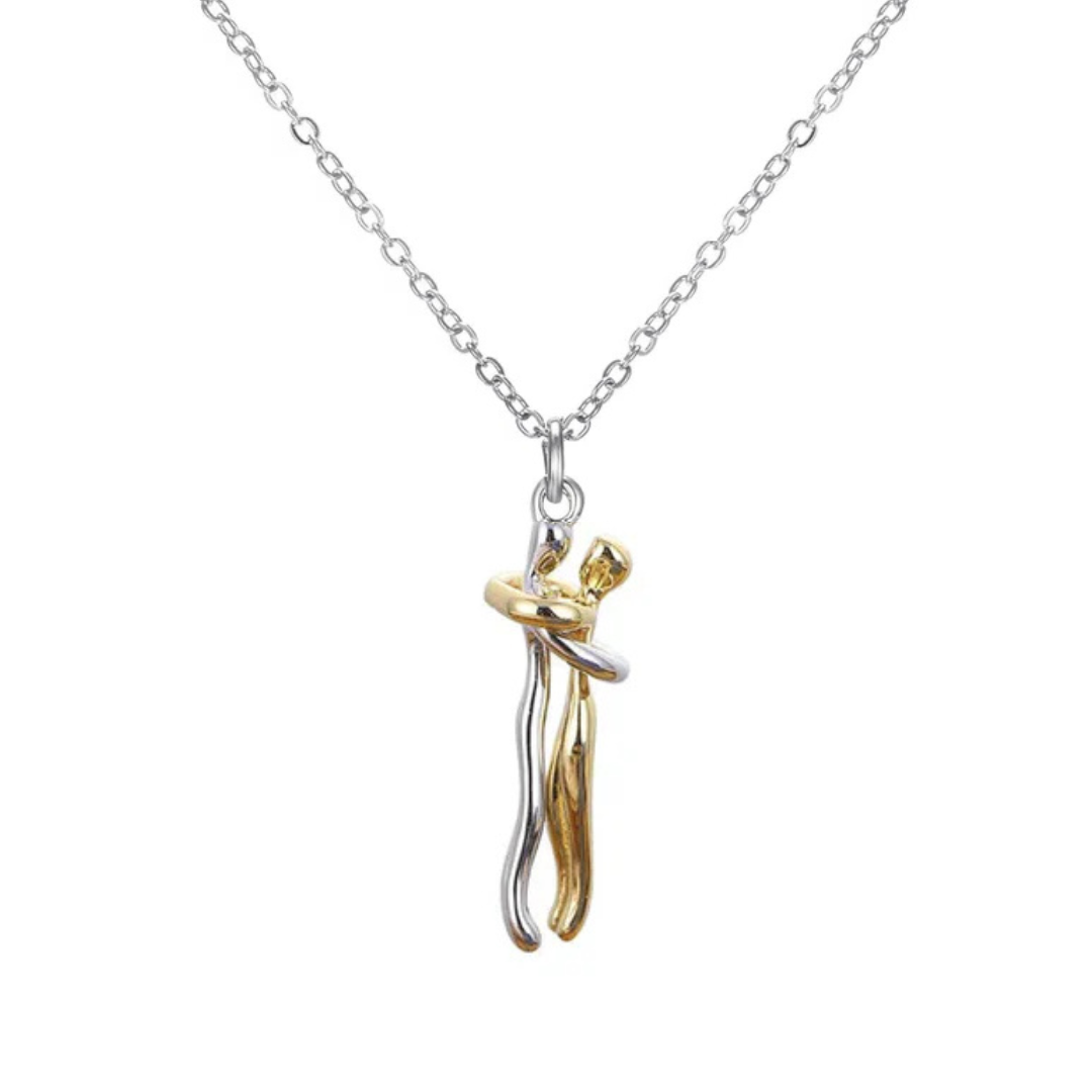 Gleamora Hug Pendant Necklace – A Timeless Token of Love