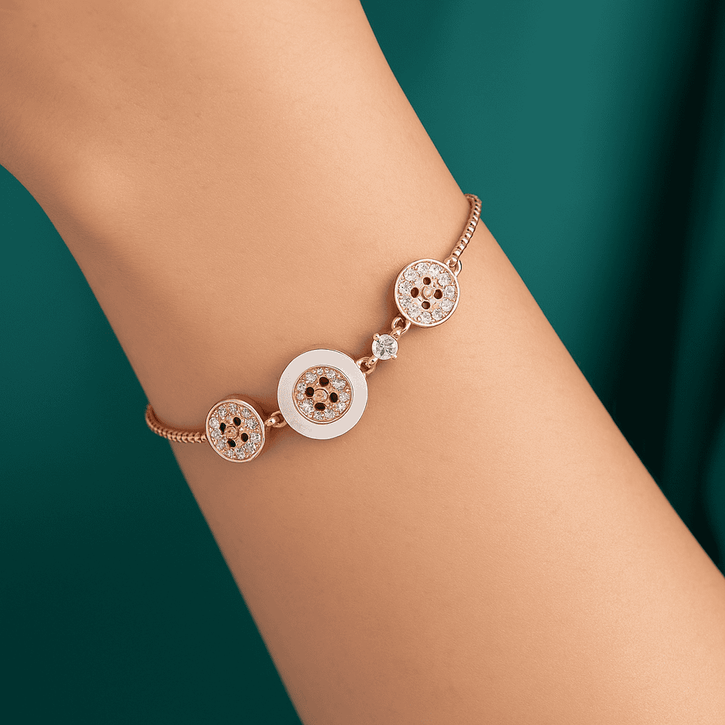 Sophie Rosegold Plated Bracelet