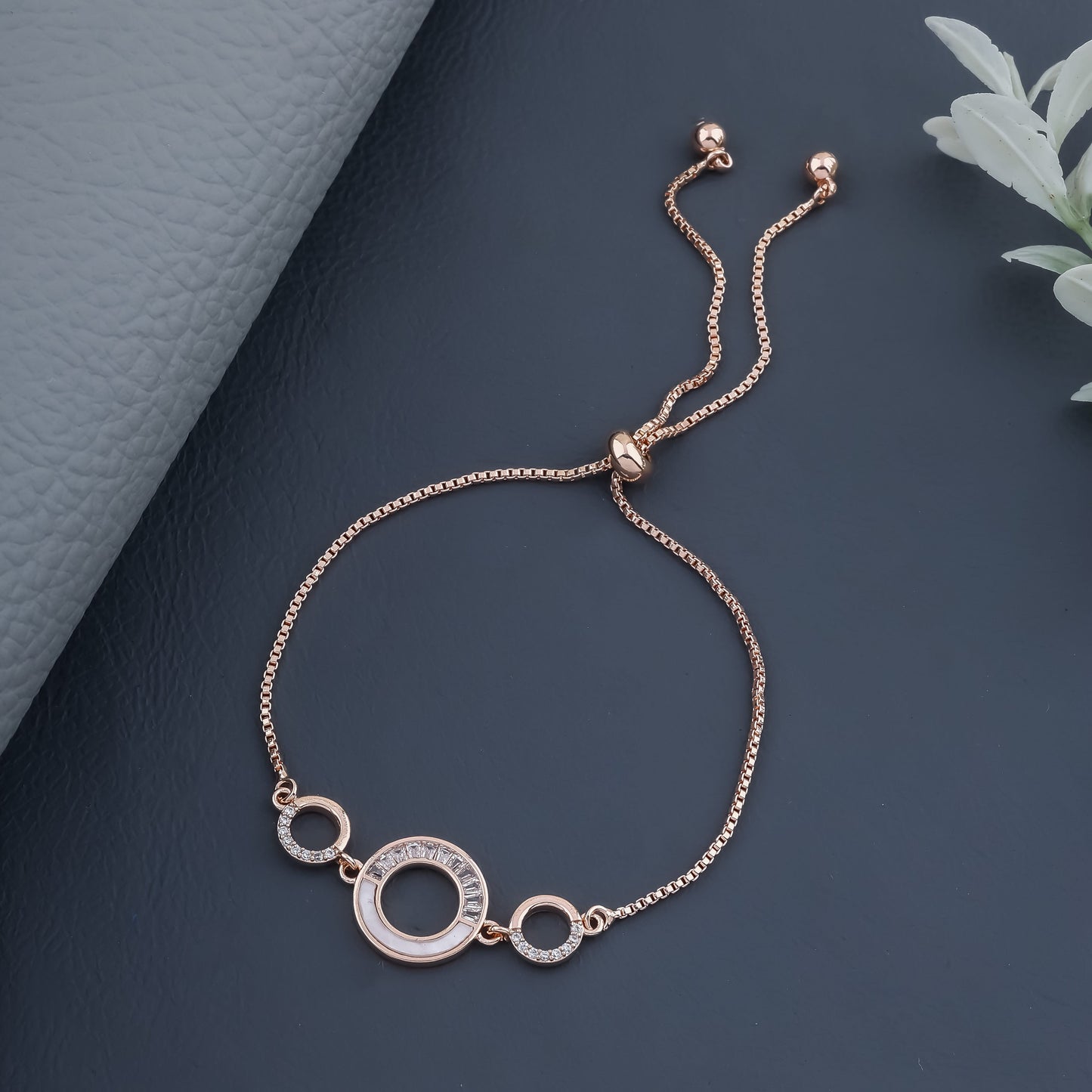 Freya Rosegold Plated Bracelet