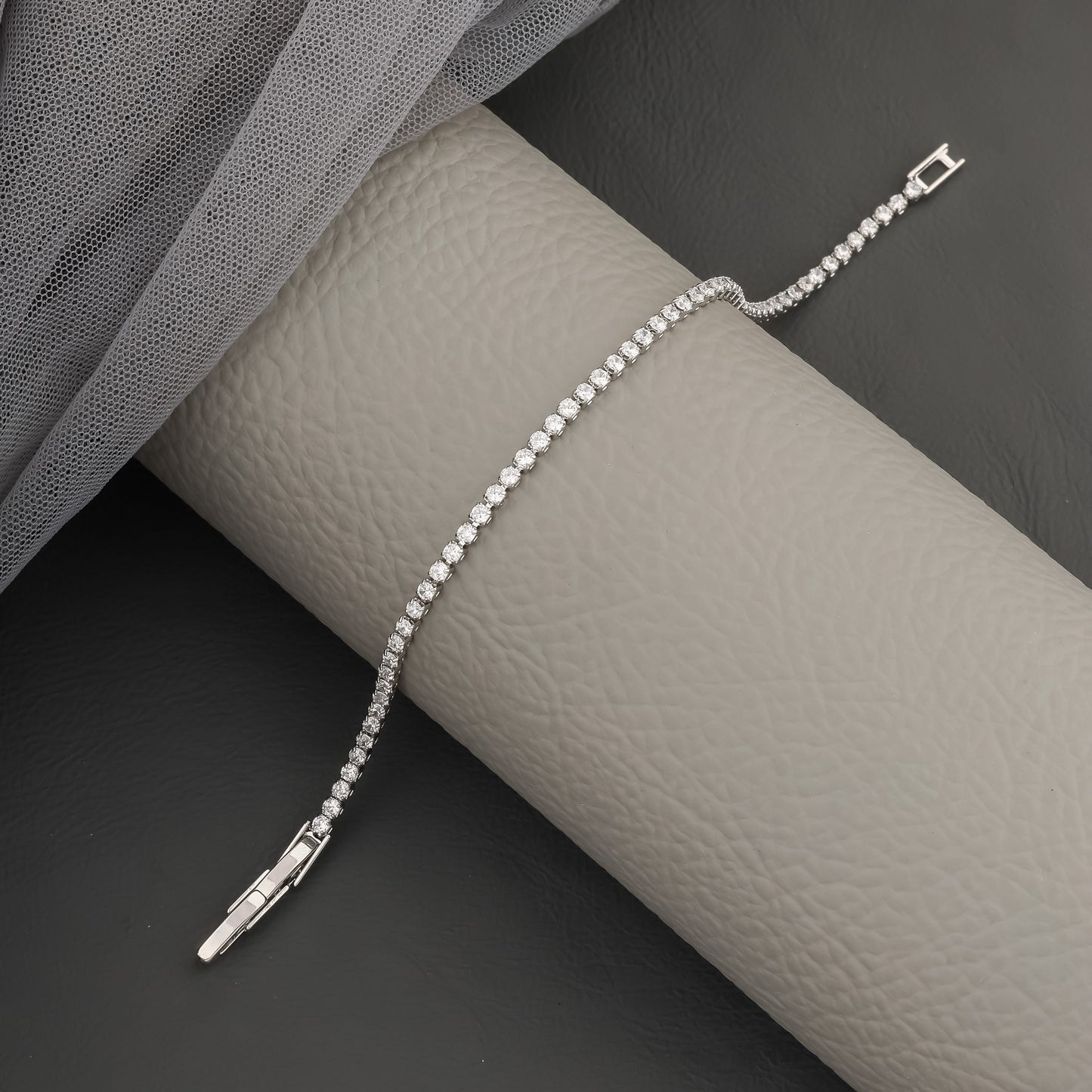 Alice Silver Plated Bracelet