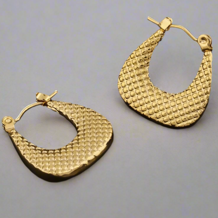 Nichole Gold Plated Earrings