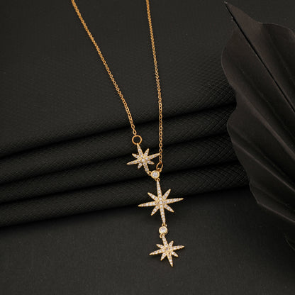 Starfish Diamond Gold Necklace