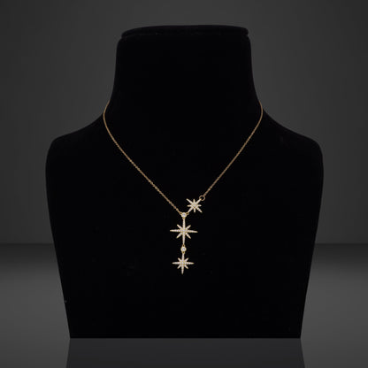 Starfish Diamond Gold Necklace