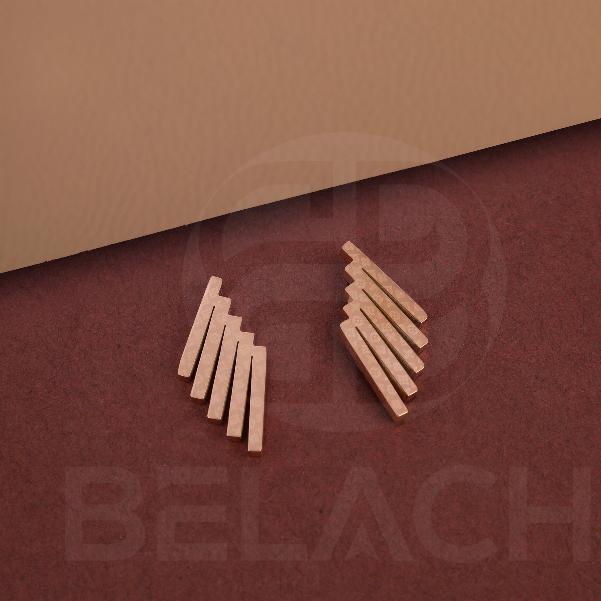Rosegold Plated Luxuries Earrings GPER003