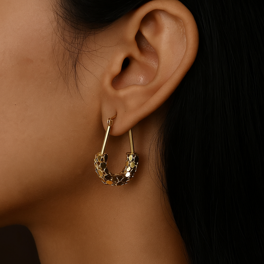 Bianca Gold Plated Earrings
