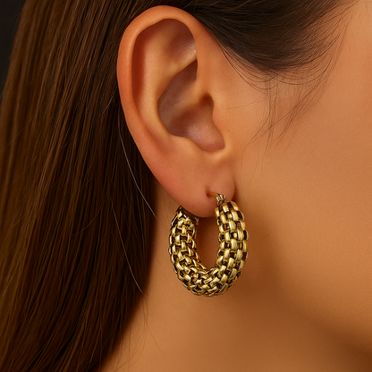 Callista Gold Plated Earrings