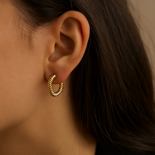 Charlotte Gold Plated Earrings