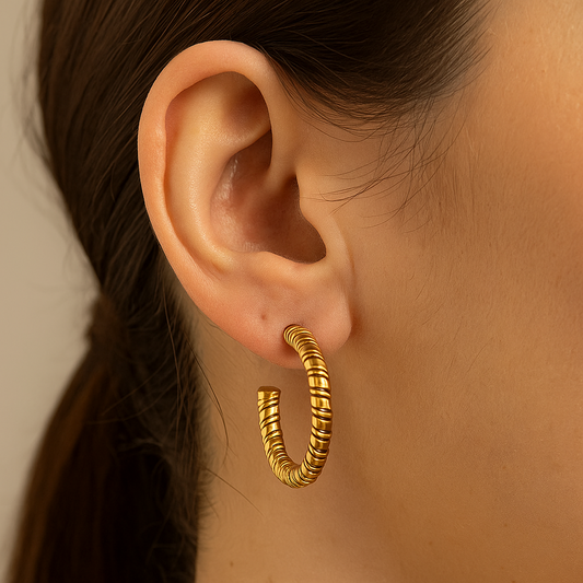 Fulvia Gold Plated Earrings