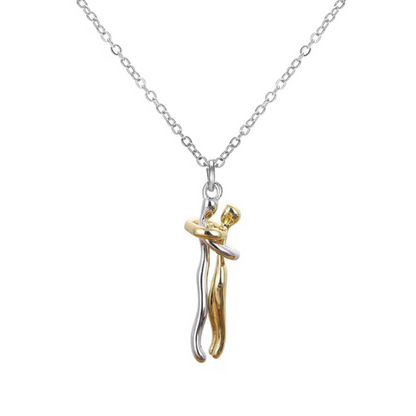 Gleamora Hug Pendant Necklace – A Timeless Token of Love