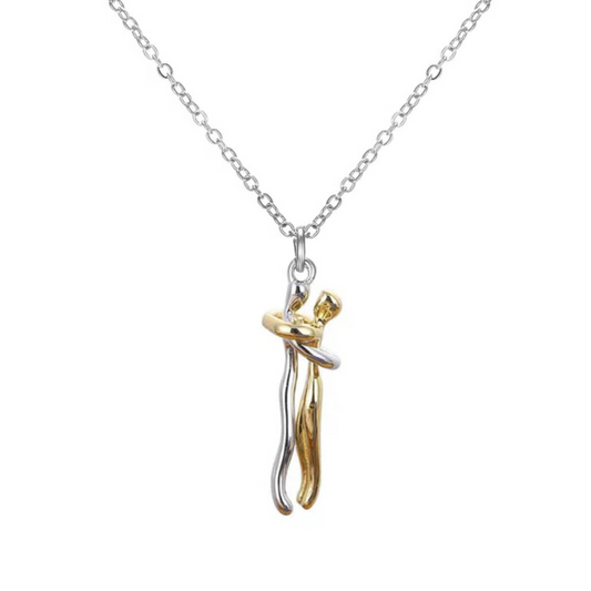 Gleamora Hug Pendant Necklace – A Timeless Token of Love