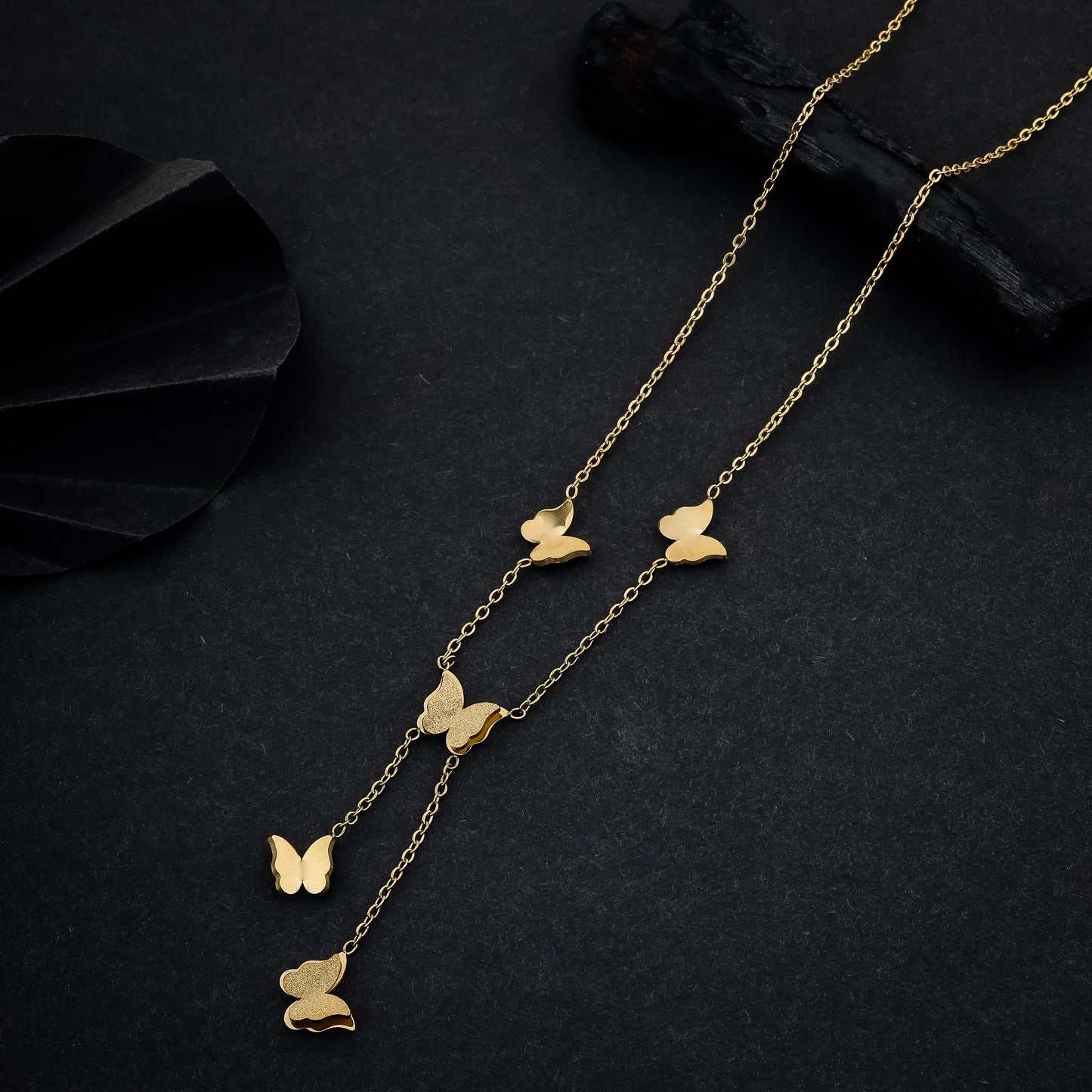 Bailey Butterfly Gold Plated Necklace