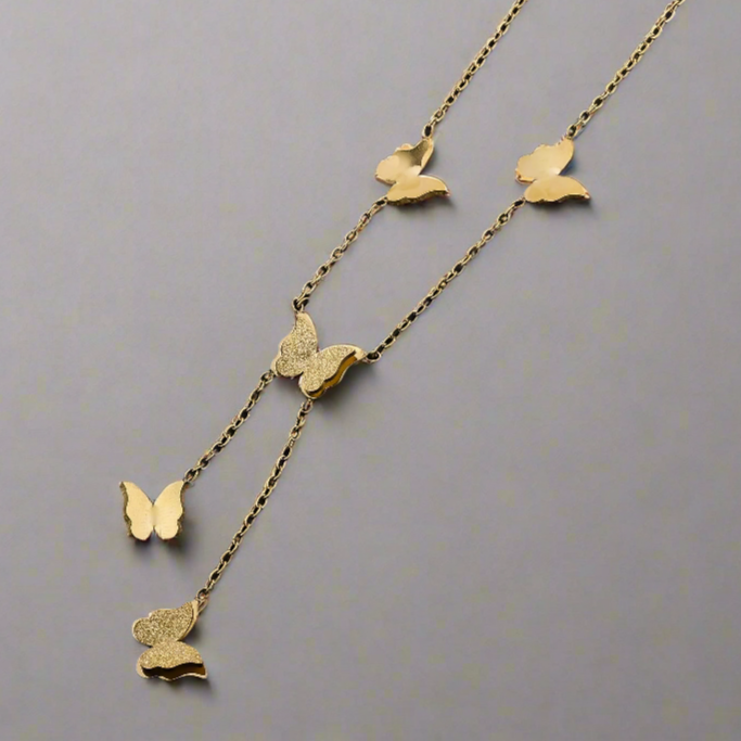 Bailey Butterfly Gold Plated Necklace