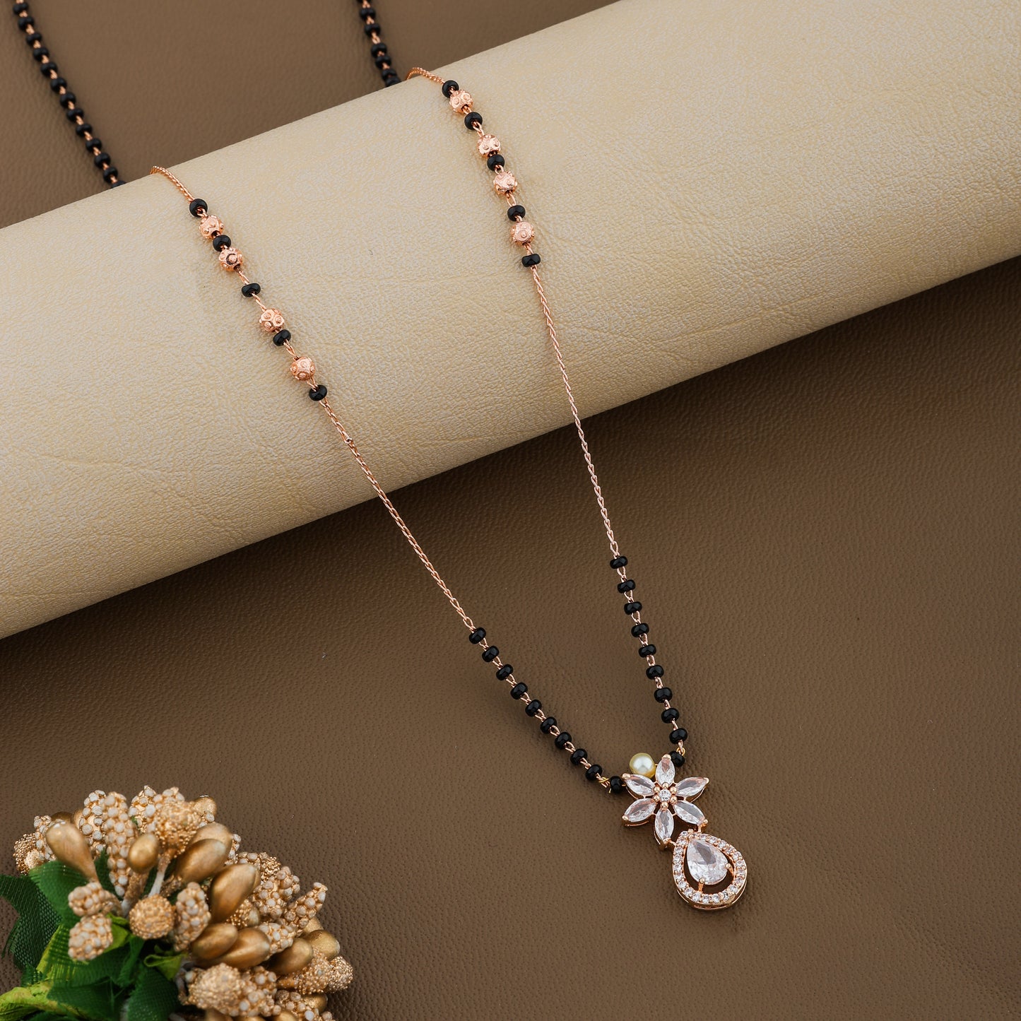 Connor Rosegold Plated Mangalsutra