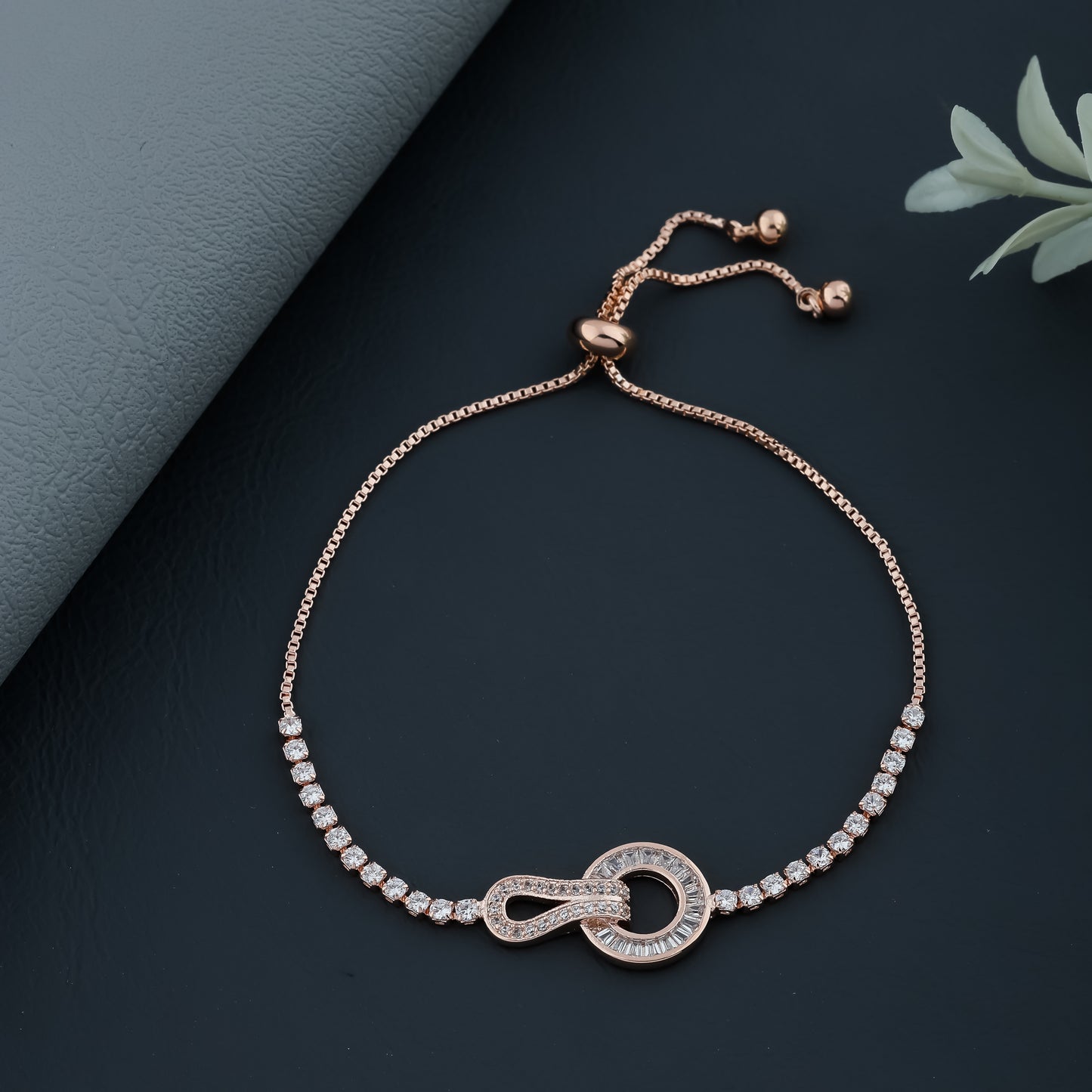 Elliot Rosegold Plated Bracelet