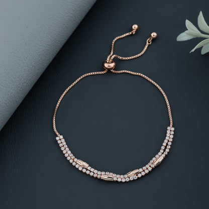 Otis Rosegold Plated Bracelet