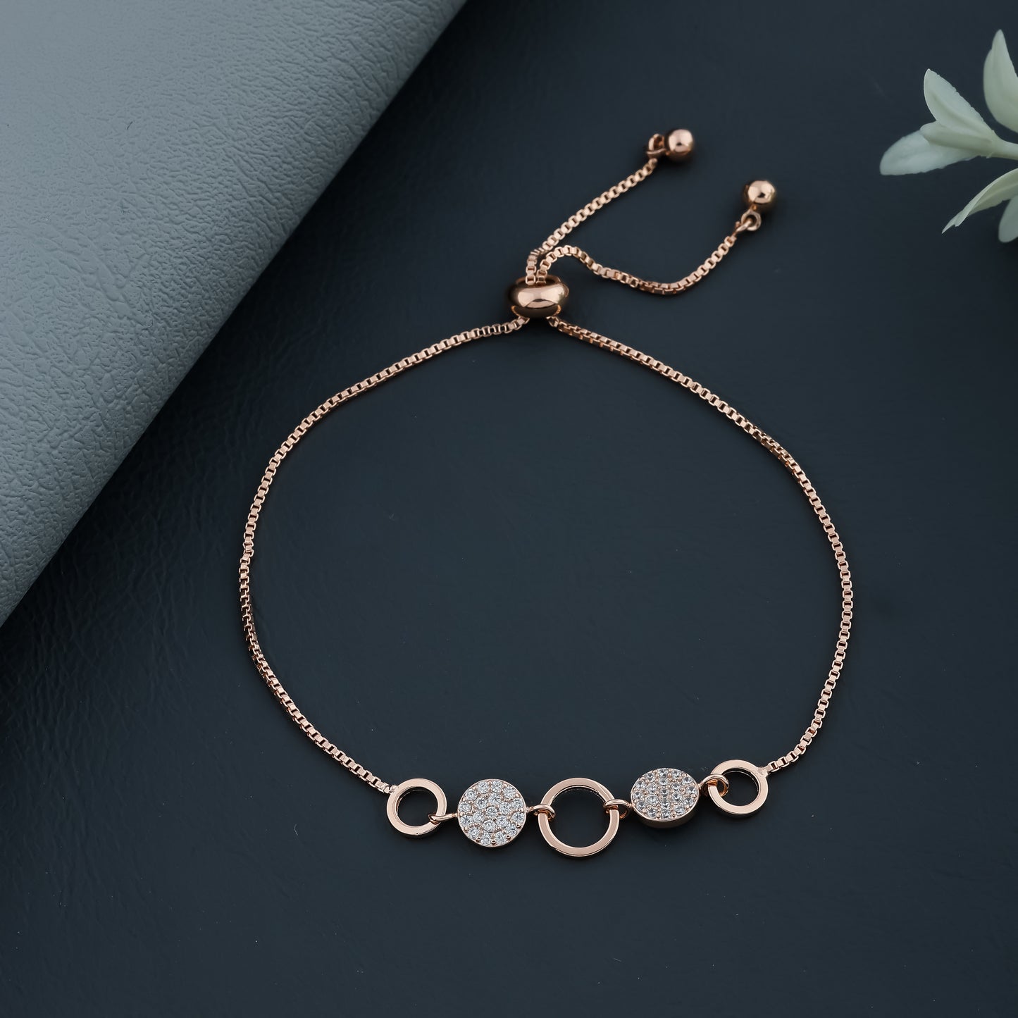 Adrika Rosegold Plated Bracelet