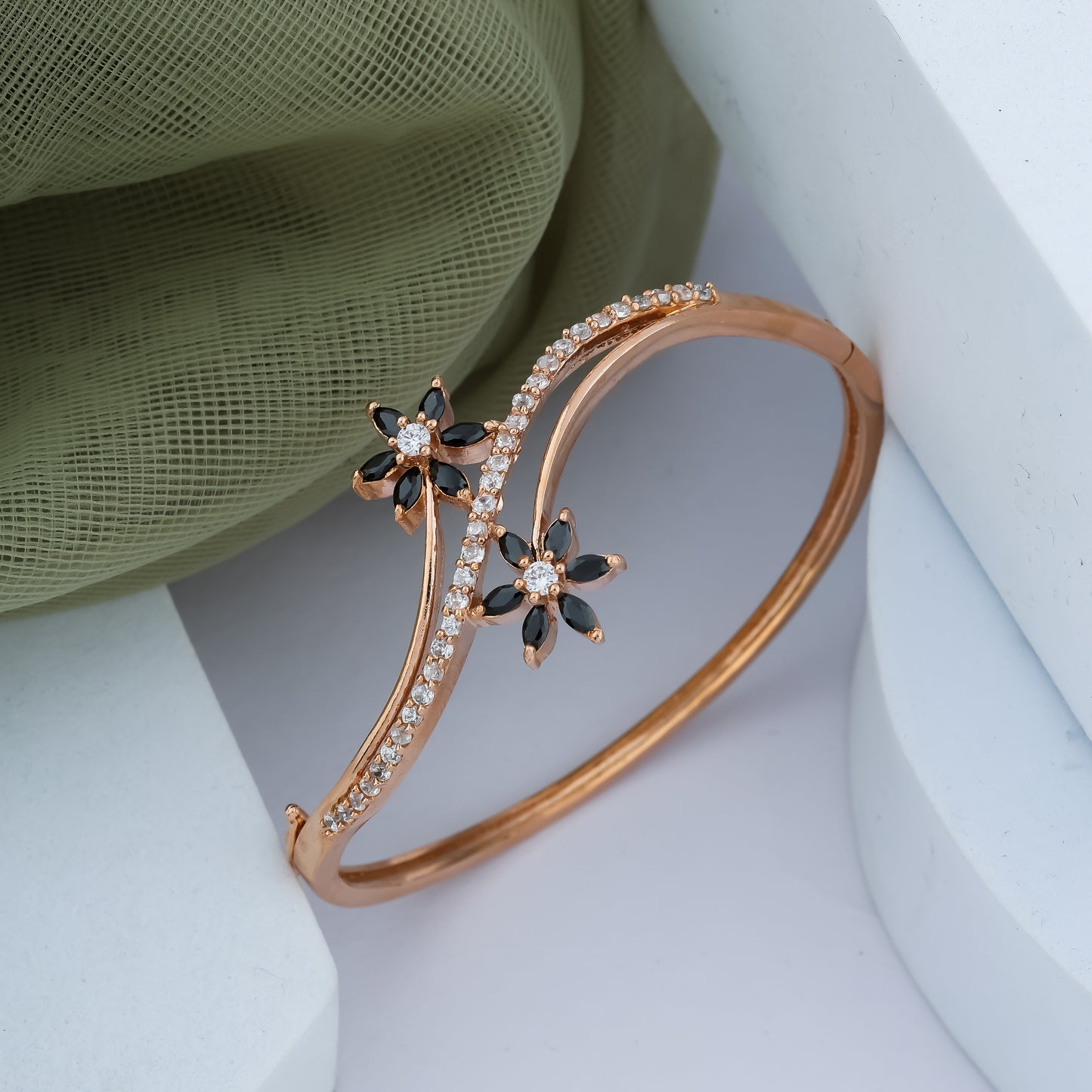 Hylee Rosegold Plated Bracelet