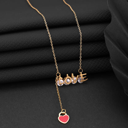 Evol Diamond Gold Necklace