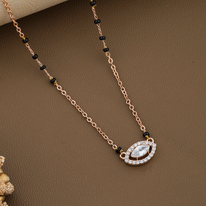 Anvi Rosegold Plated Mangalsutra