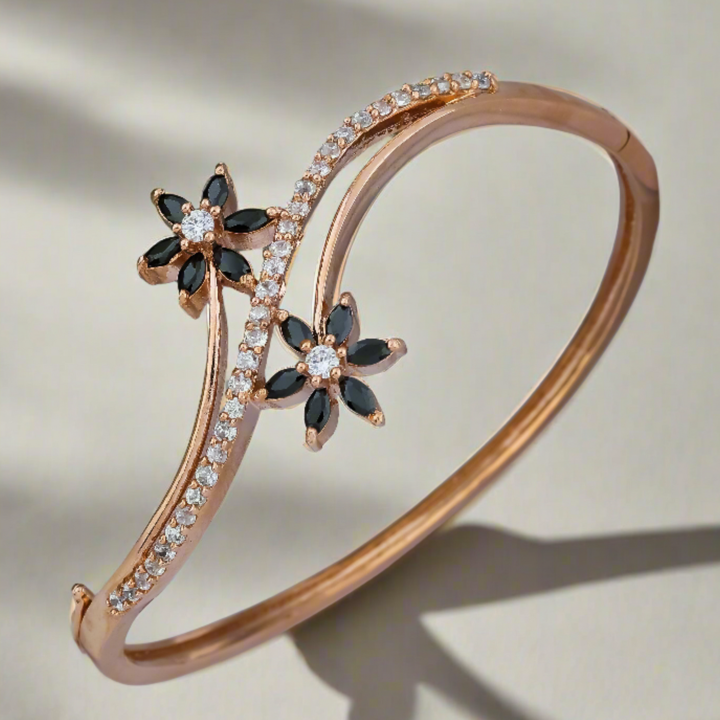 Hylee Rosegold Plated Bracelet