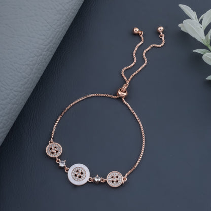 Sophie Rosegold Plated Bracelet
