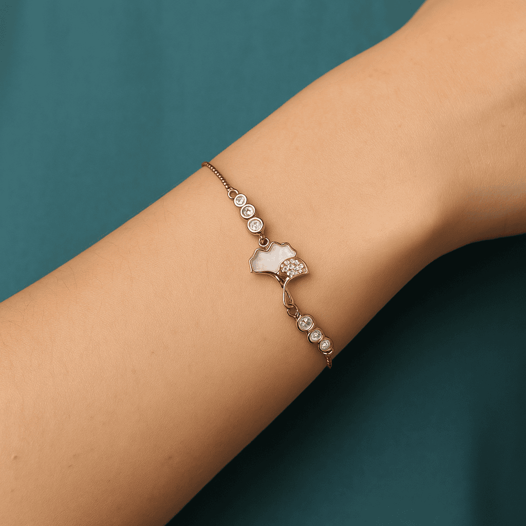 Aelius Rosegold Plated Bracelet