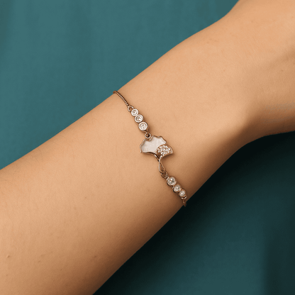 Aelius Rosegold Plated Bracelet