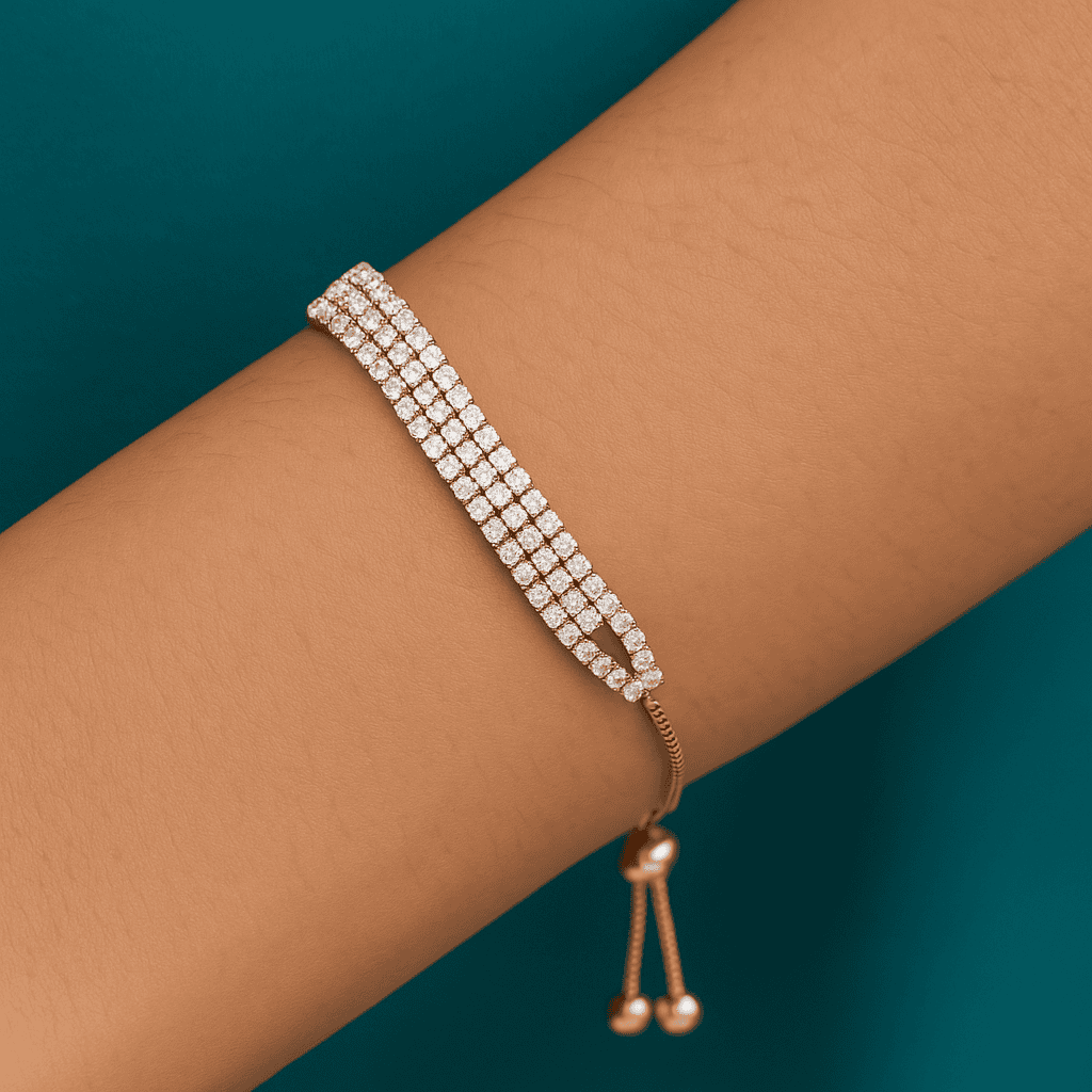 Linsey Rosegold Plated Bracelet