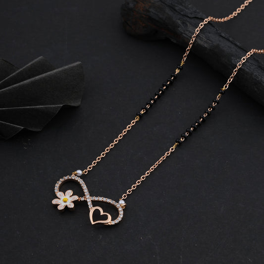 Neer Rosegold Plated Mangalsutra