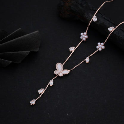 Parila Rosegold Plated Necklace