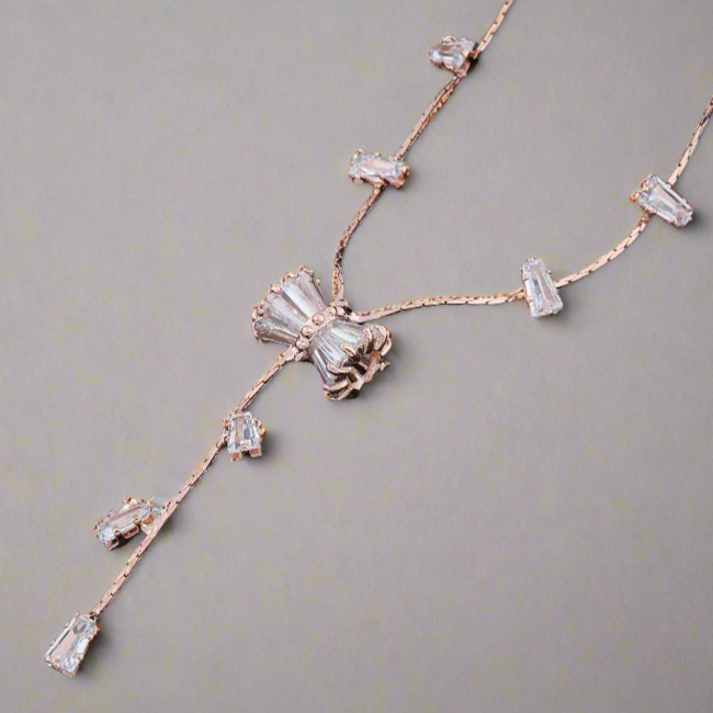 Stella Rosegold Plated Necklace