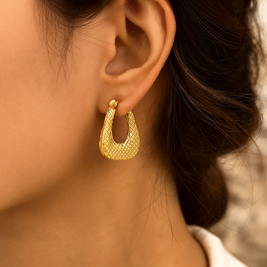 Nichole Gold Plated Earrings