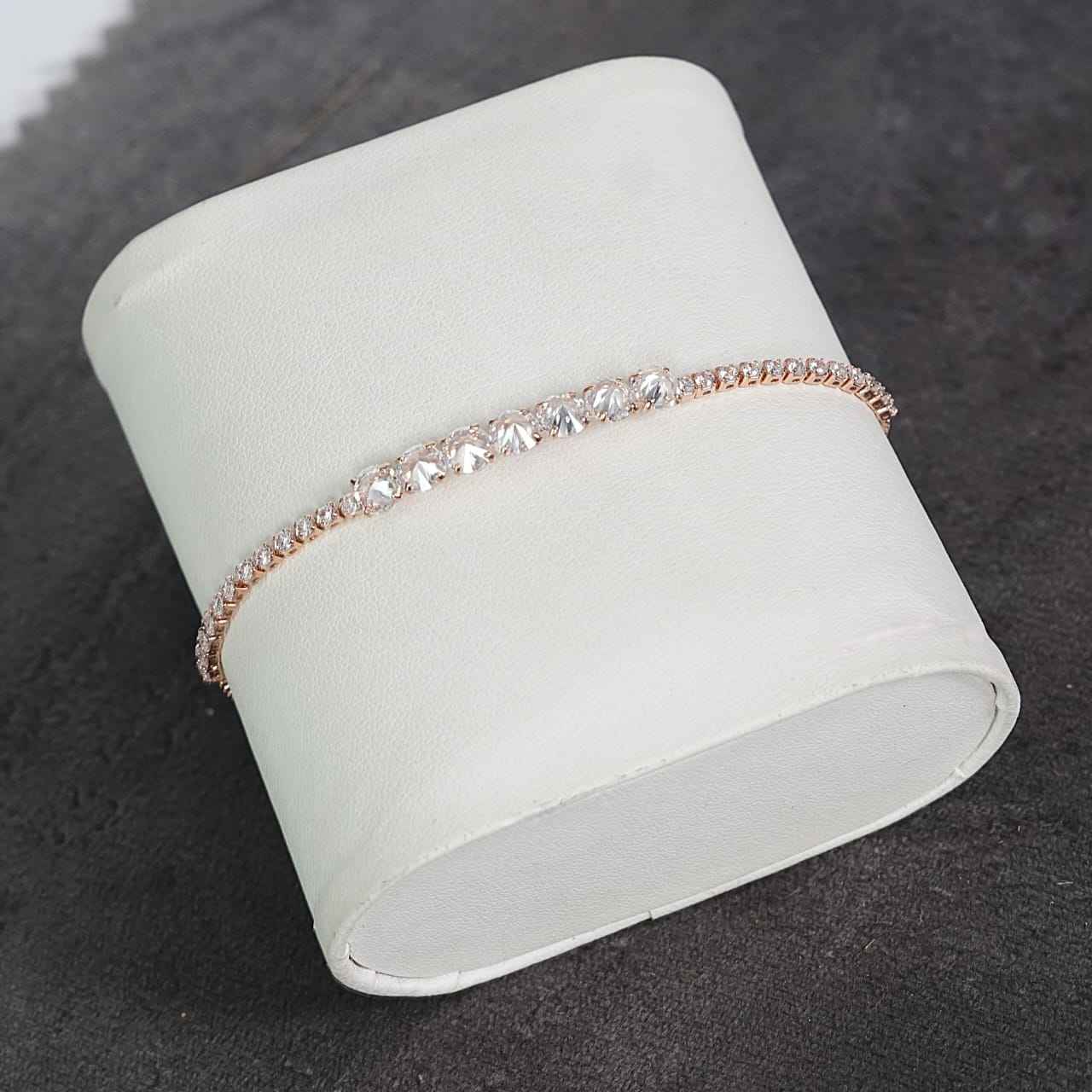Medussa Rosegold Plated Bracelet