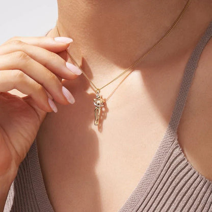 Gleamora Hug Pendant Necklace – A Timeless Token of Love